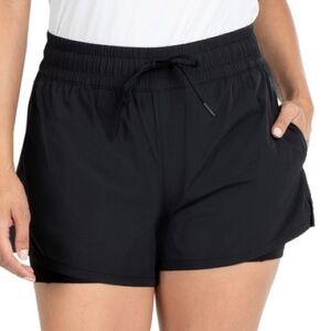 Spyder Women's Active Woven Shorts - lined with inside pockets - Medium